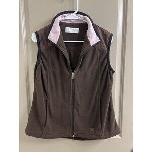 Wilson Brown Vest With Pink Collar Ladies L